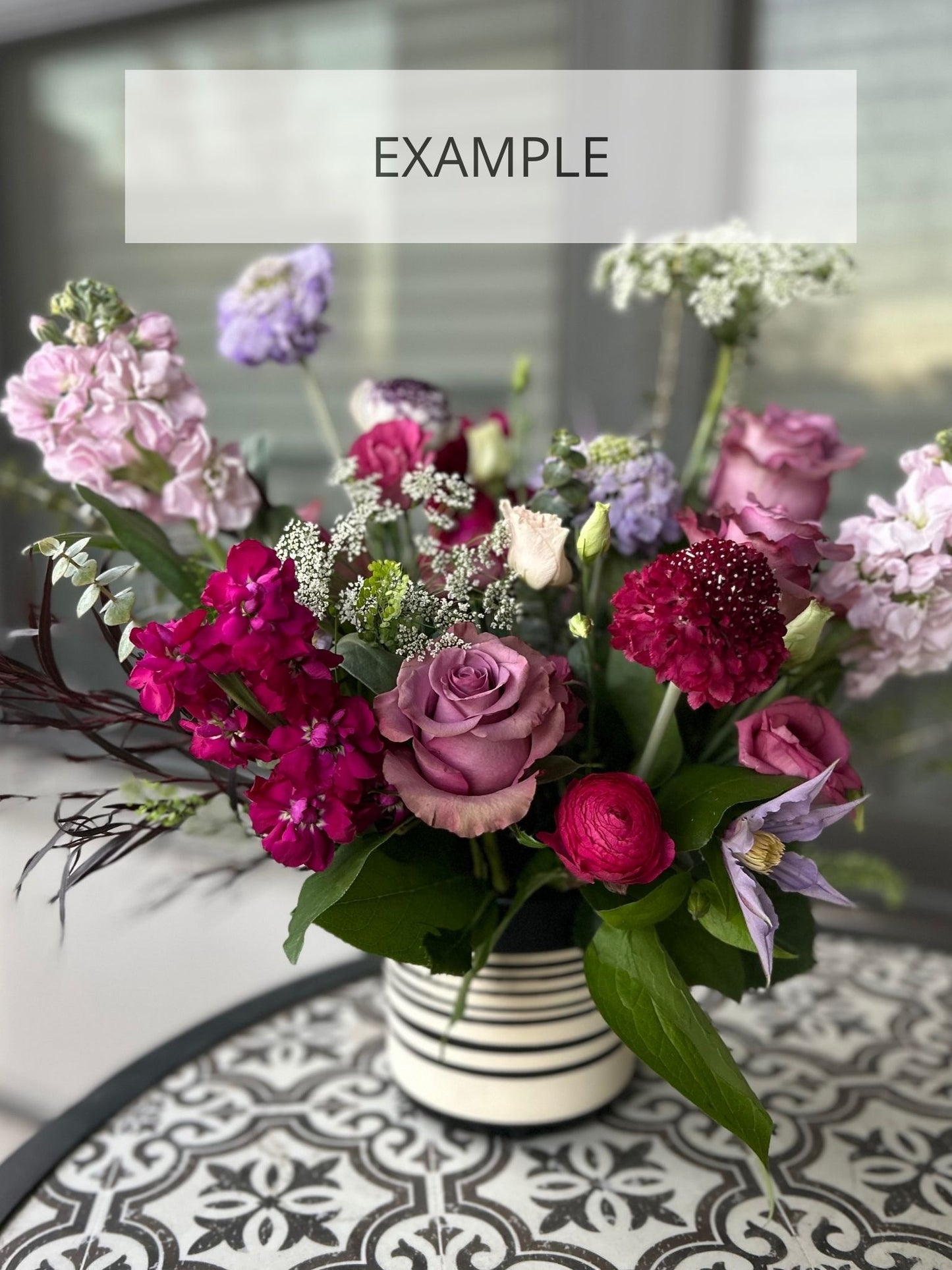 Moody Colors in a vase