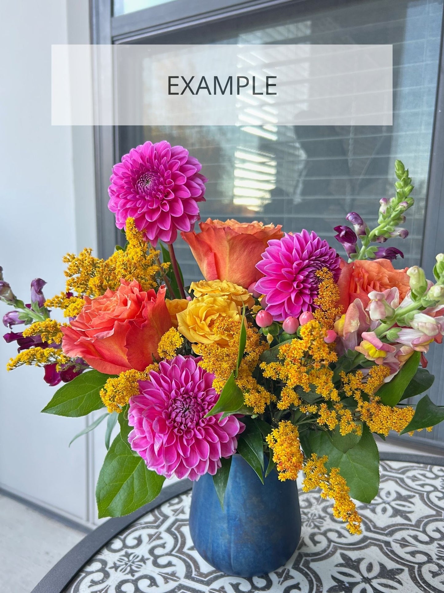 Bright Colors in a vase