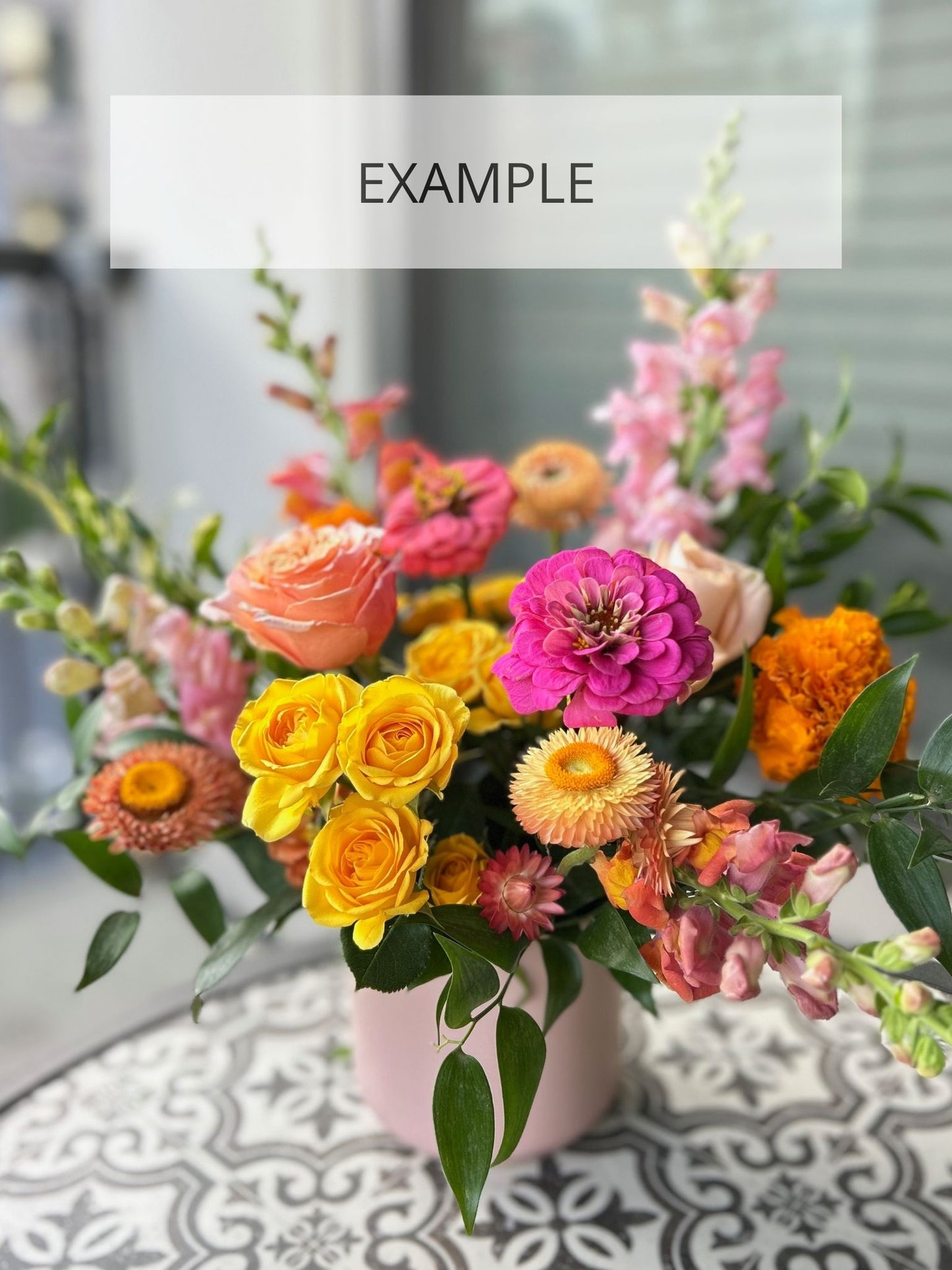 Bright Colors in a vase