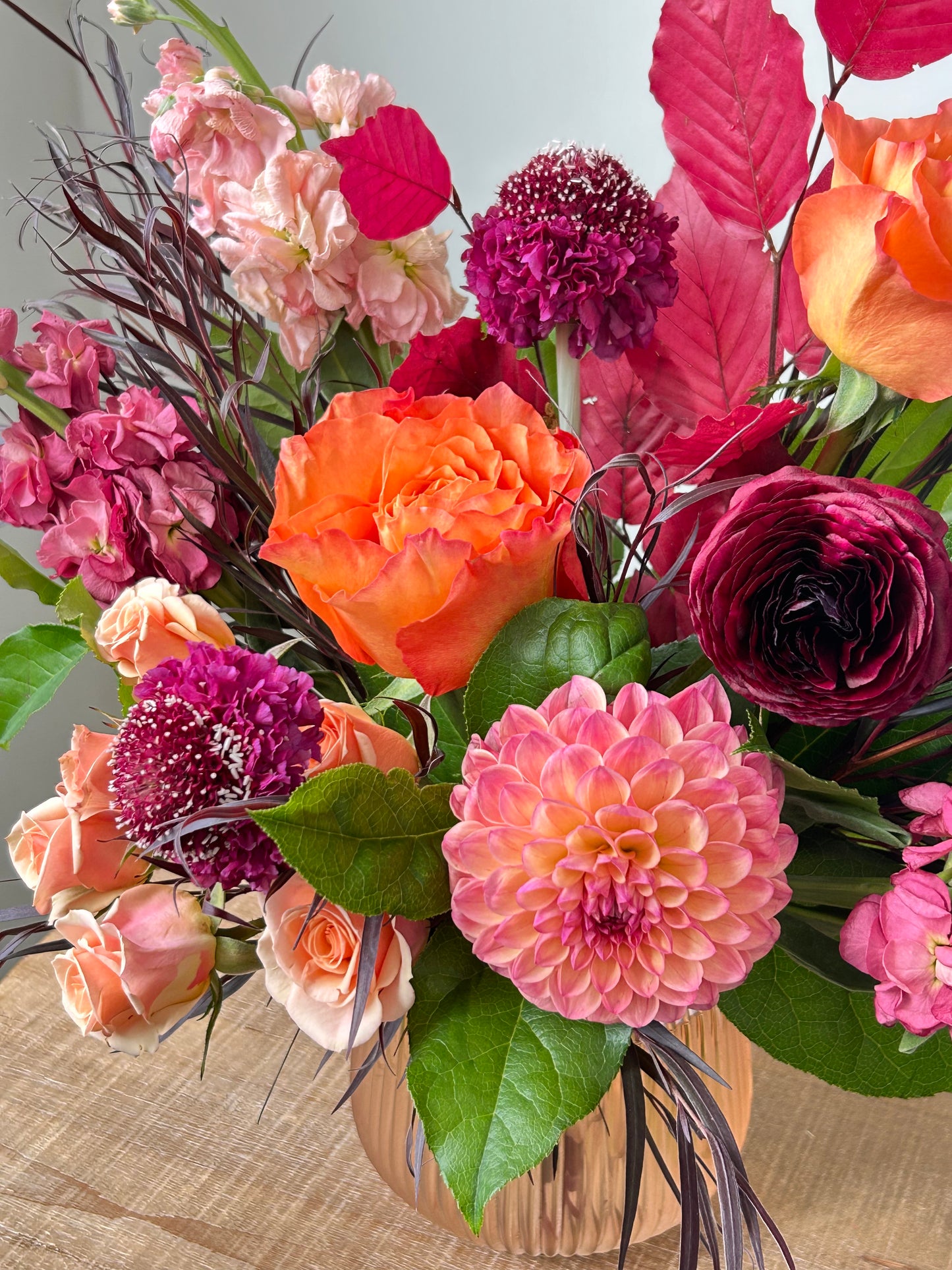 Blush of Fall - Buy these Flowers and GET one greeting card for FREE