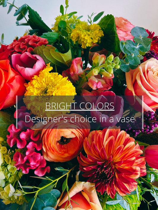 Bright Colors in a vase