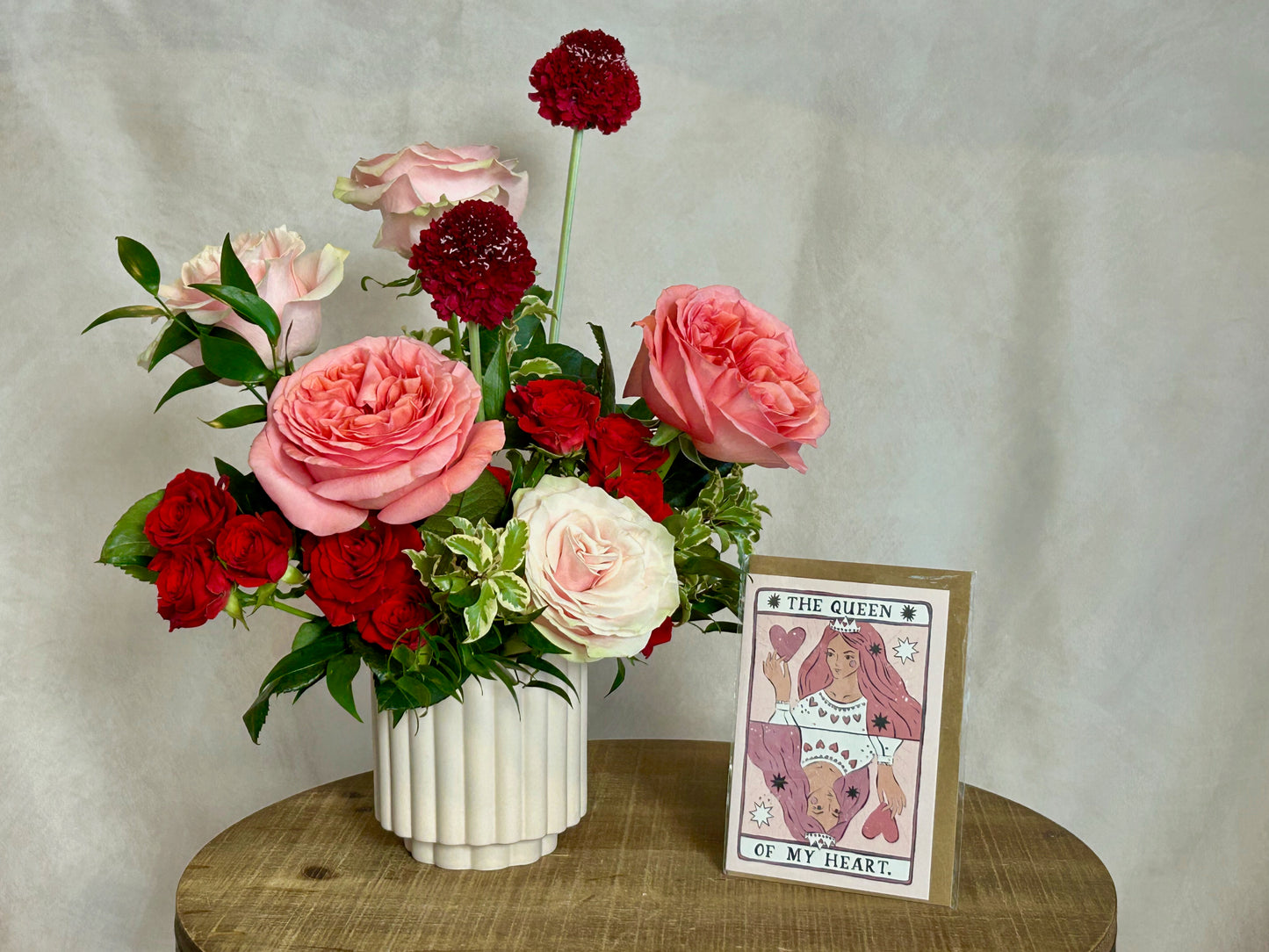 Rosé Love - Complement your gift adding a GREETING CARD/ Valentines flowers