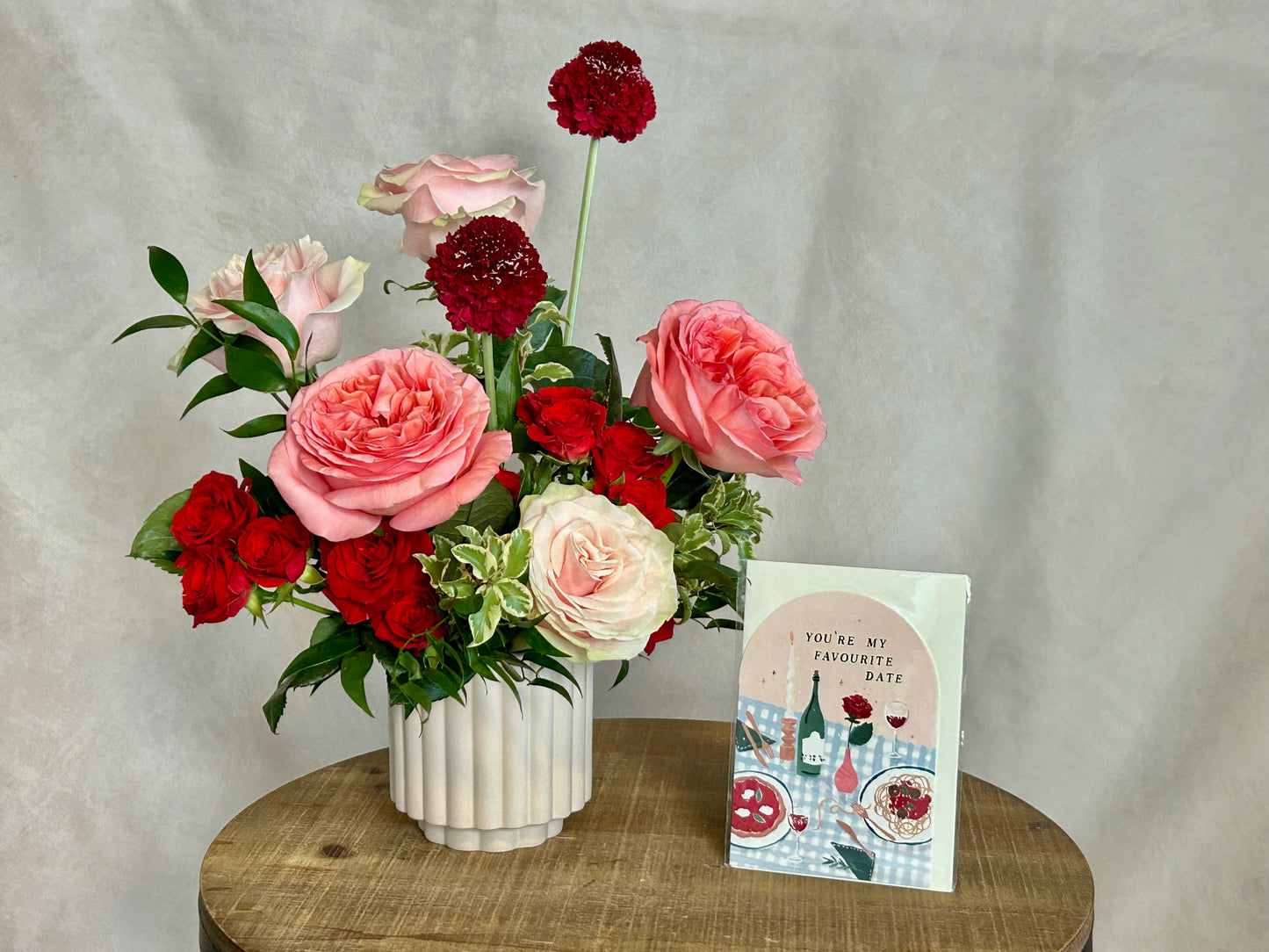 Rosé Love - Complement your gift adding a GREETING CARD/ Valentines flowers