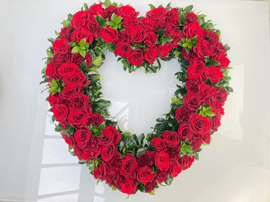 With Love - Heart Wreath