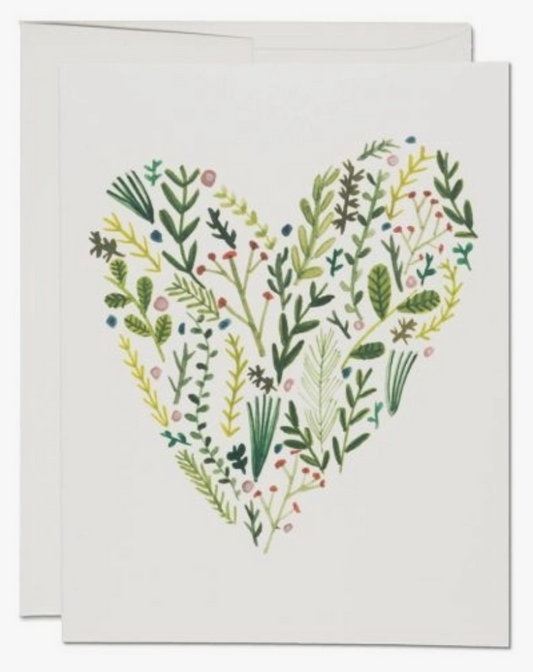 Plants Heart- Card